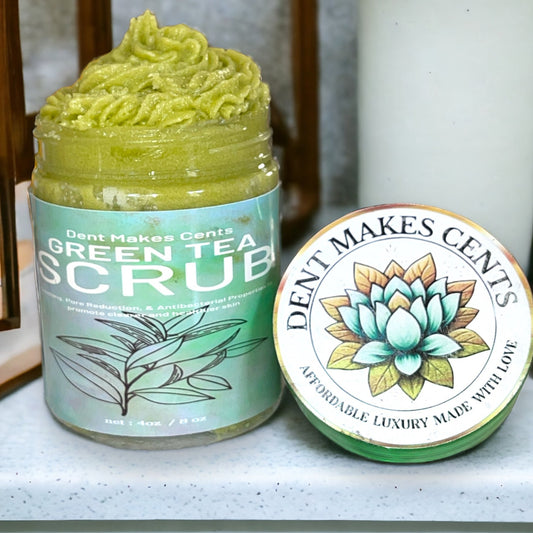 GREEN TEA SCRUB - ANTIBACTERIAL - REDUCES PORES - SOOTHING