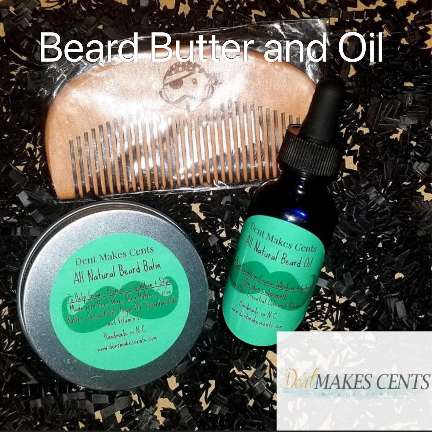 NATURAL BEARD BUTTER (4 oz) & OIL (1oz)